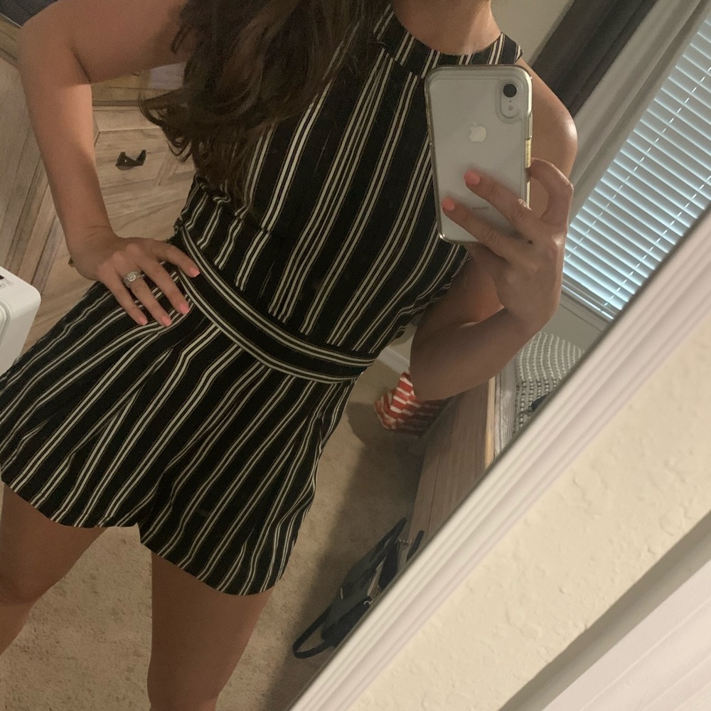 Moon river high neck romper